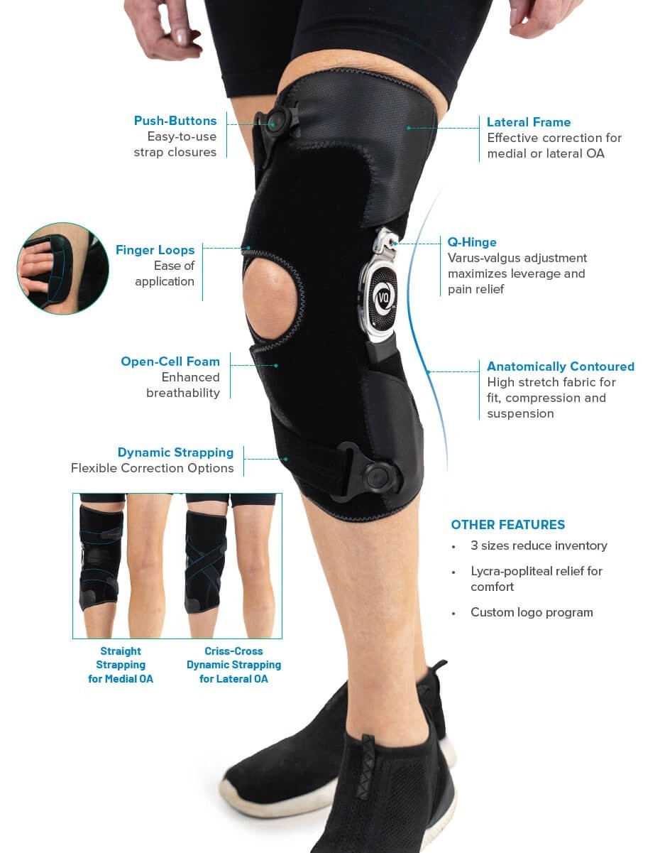 TRUlign Premium Soft Knee Brace Size M/L RIGHT ONLY