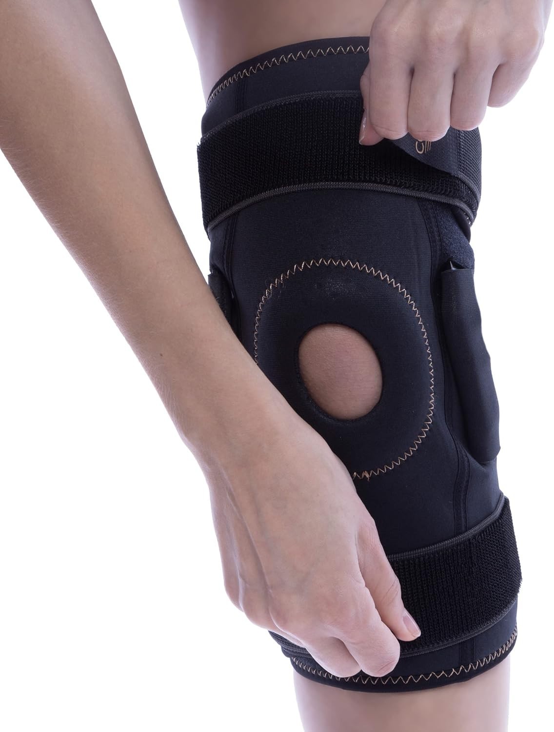 TRI-PIVOT Hinge Knee Brace – Adjustable, Odor-Reducing Support for Active Adults