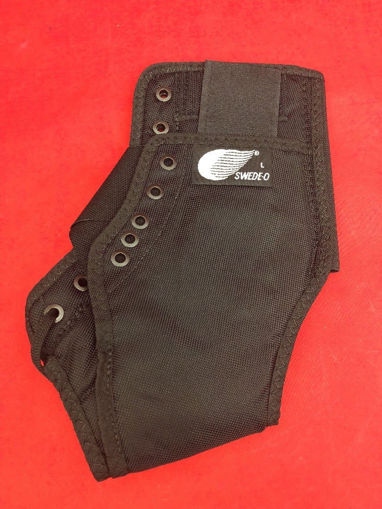 ONE NEW ORTHOPRO Swede-O Inner Lok 8 Lace-Up Ankle Brace Large Black ORTSI8B-L