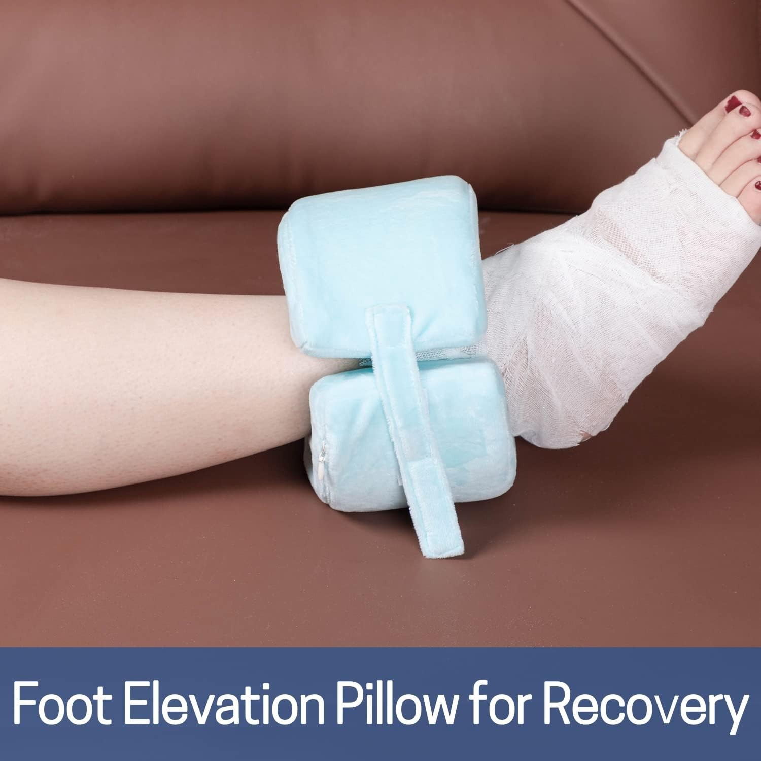 Foot Elevation Pillow Ankle Heel Protector Wedge Foot Support Cushion | Anti-…