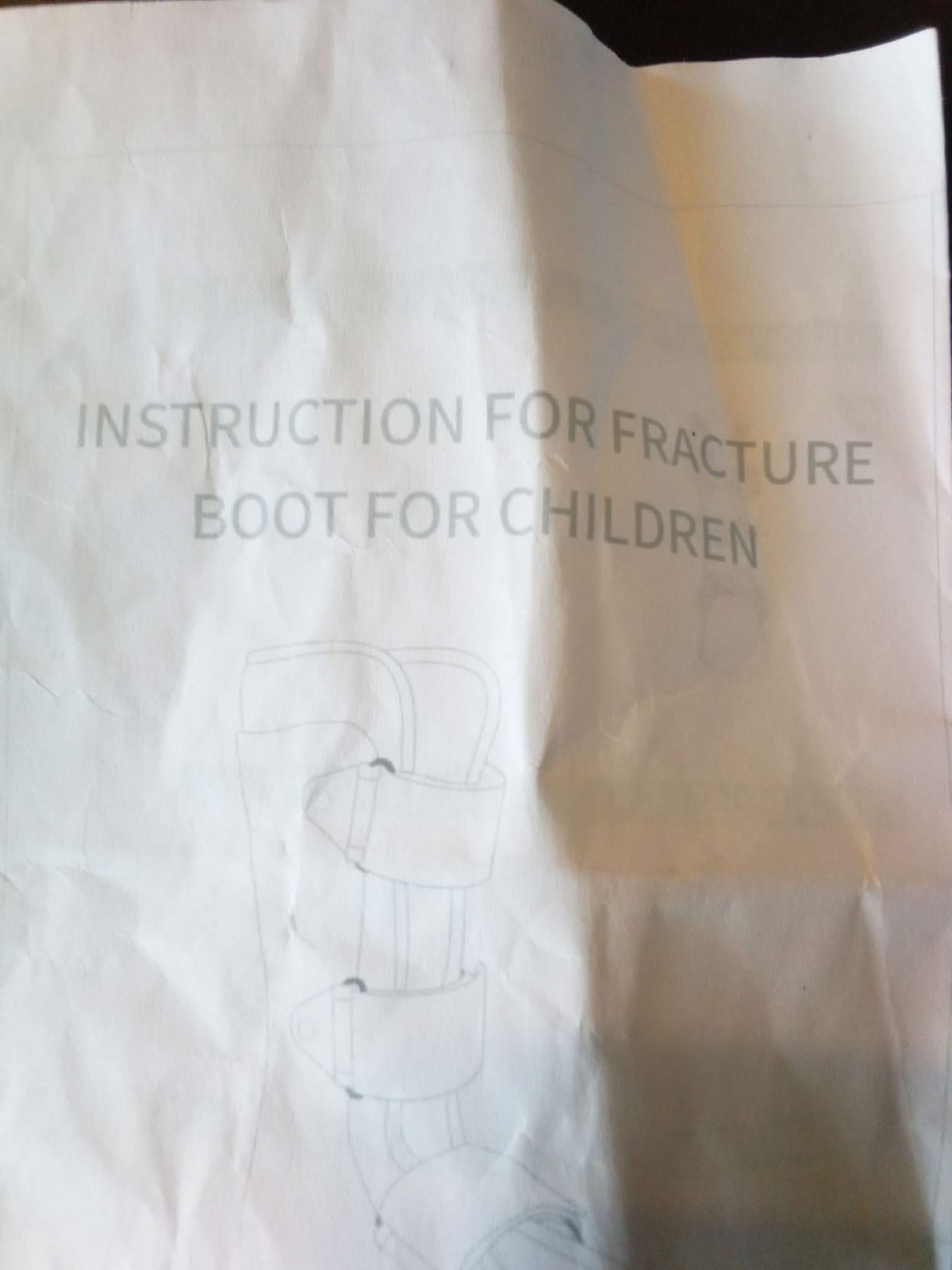 Pediatric Walker Fracture Boot for Kids Broken Toe or Foot, Left or Right Foot
