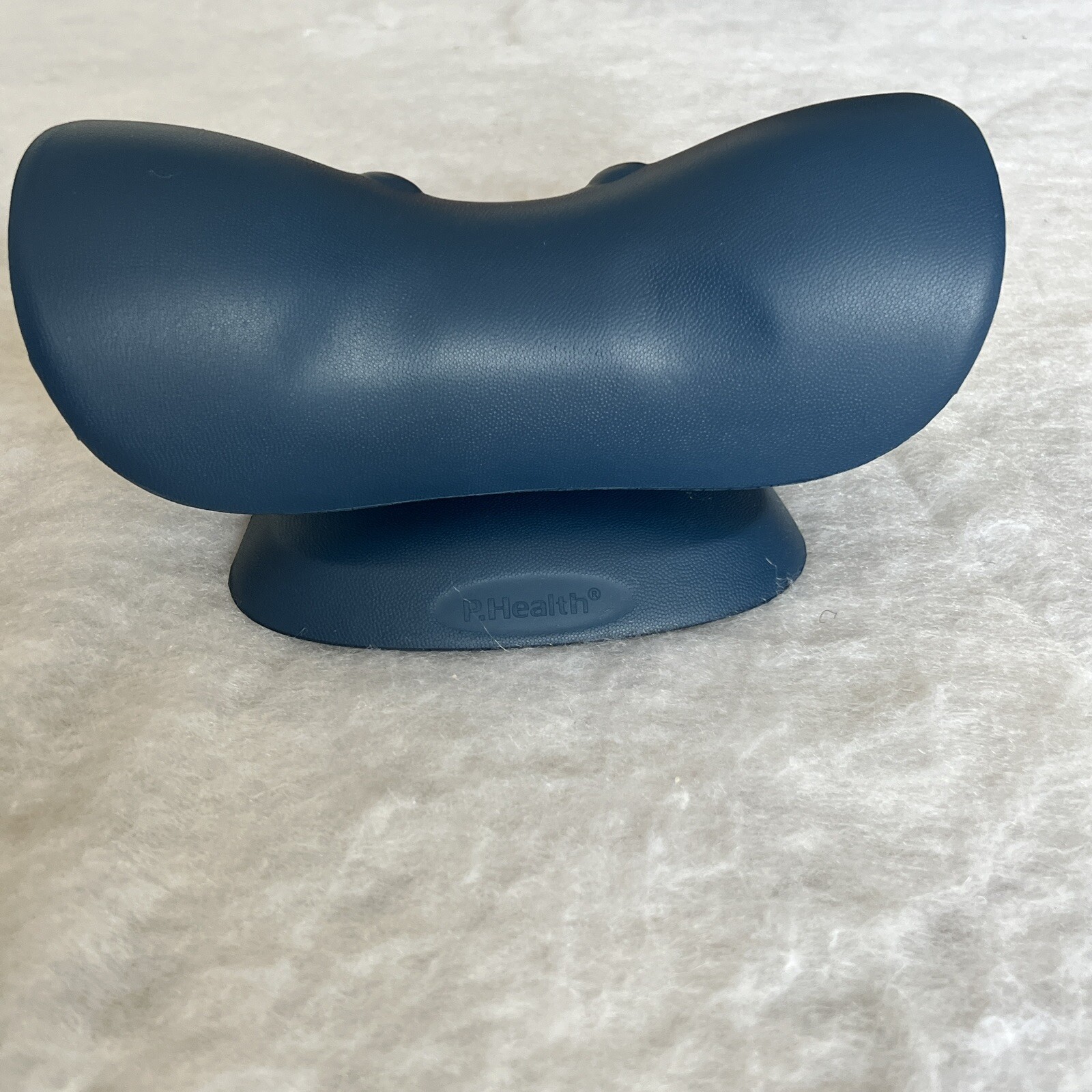 P. HEALTH NECK & SHOULDER RELAXER CHIROPRACTIC MEMORY FOAM PILLOW DARK BLUE