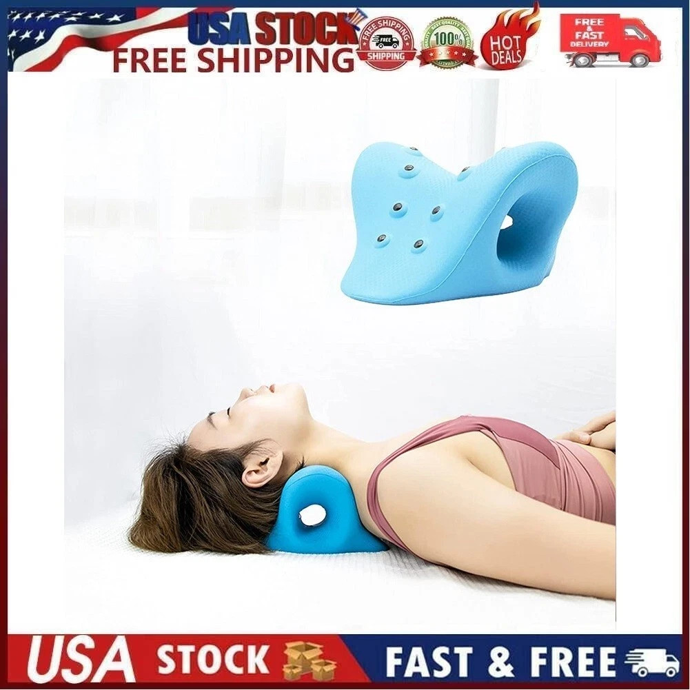 Magnetic Neck and Shoulder Relaxer, Cervical Traction Device for TMJ Pain Relief