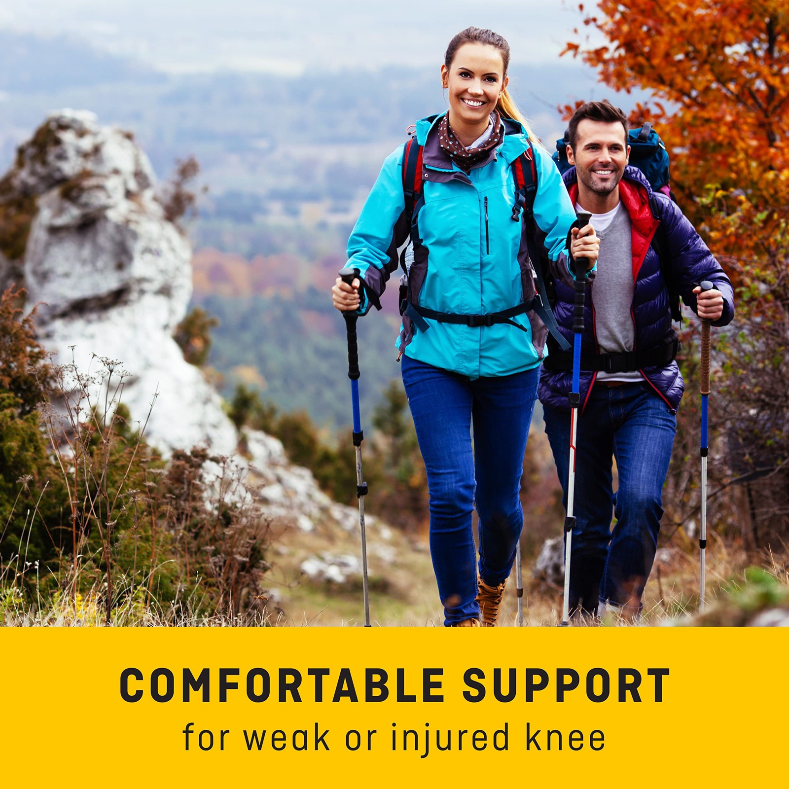 – 95341EN For Her Knee Support, One Size Gray