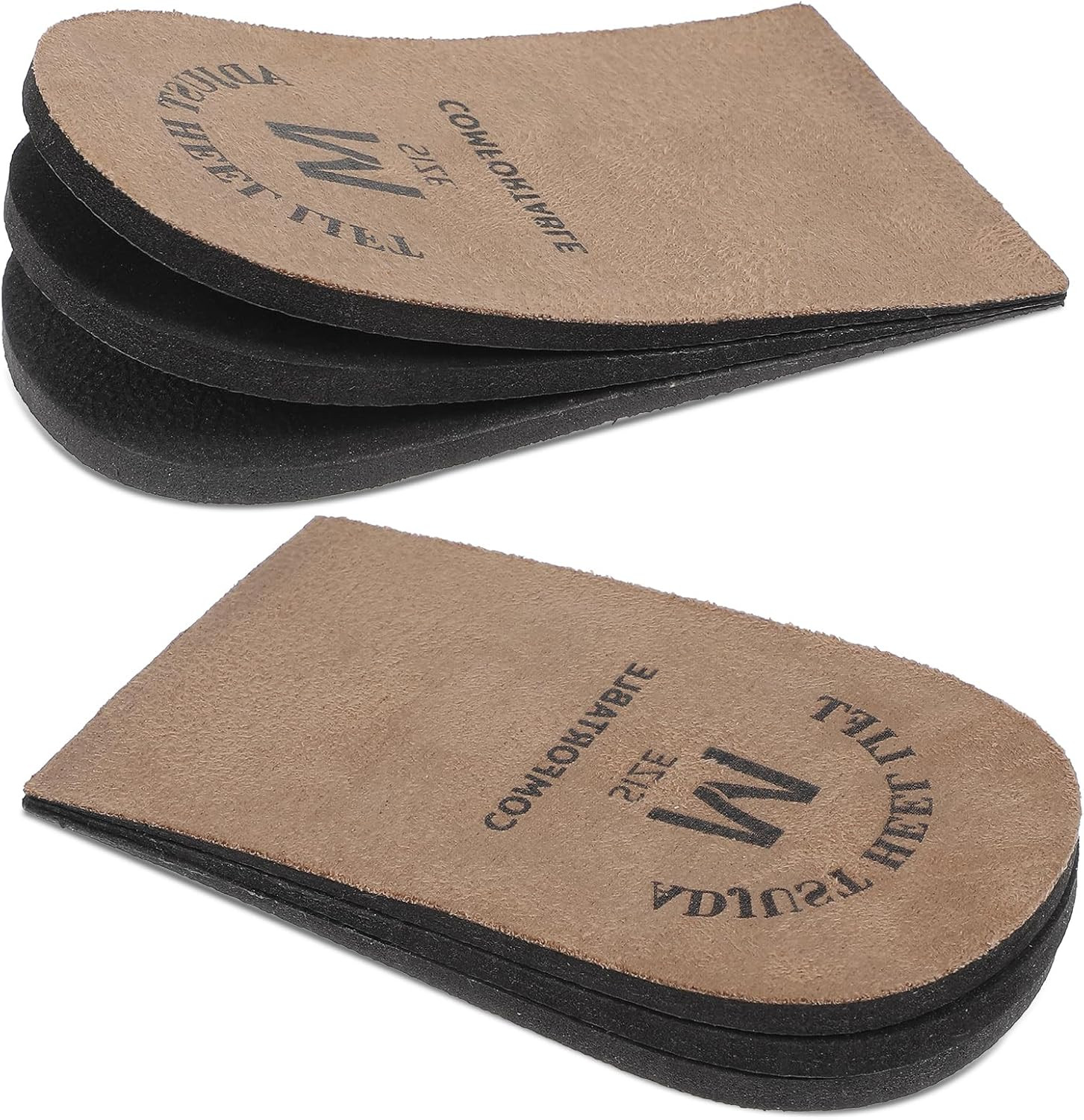 2 Pack Heel Lifts, Adjustable Heel Lifts for Leg Length Discrepancy, Women Man