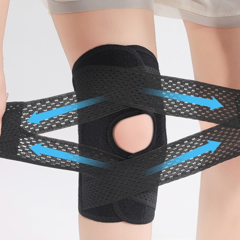 Comfortable Elastic Knee Brace Kneepad For Running Basketball And Fitness