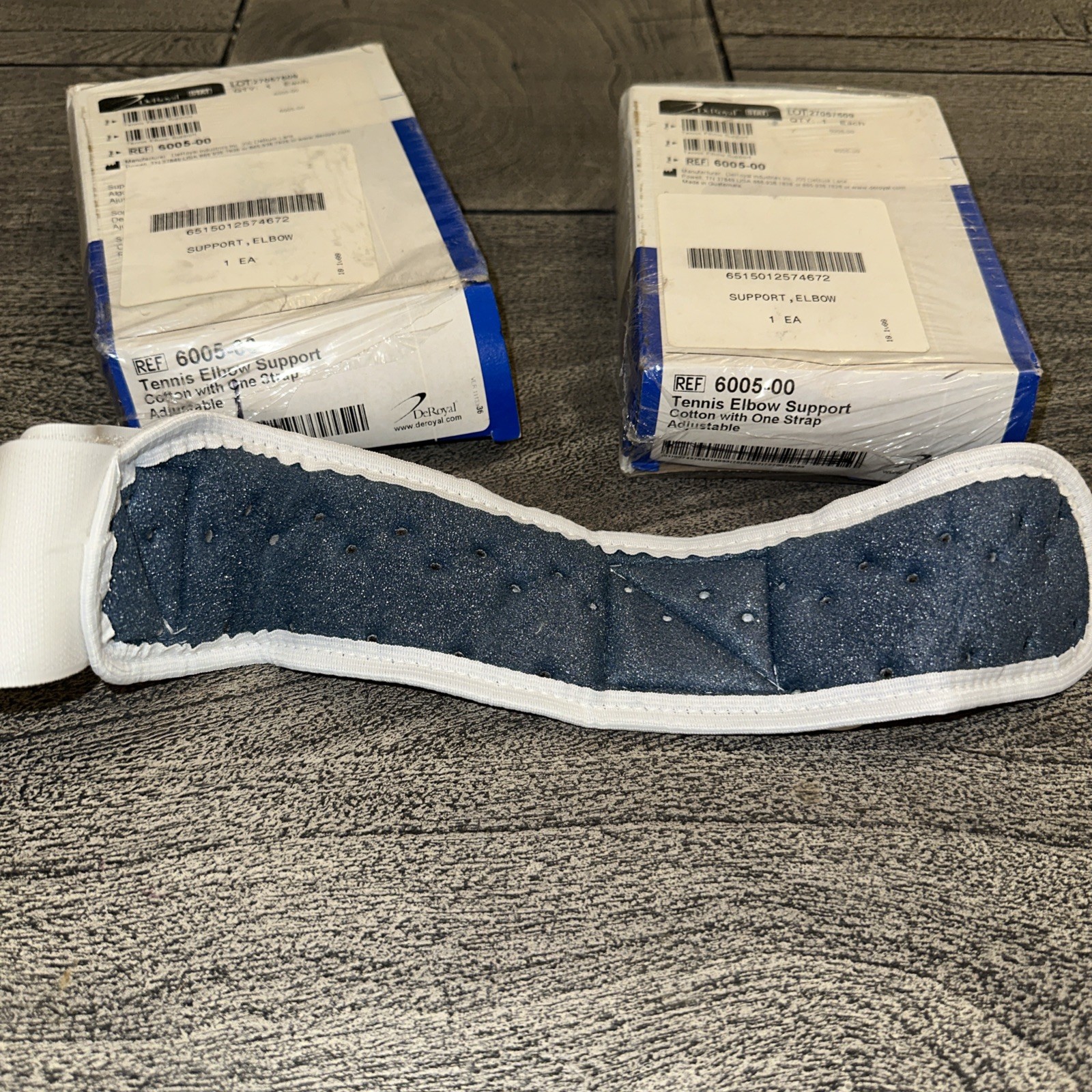 DeRoyal TENNIS ELBOW SUPPORT, UNIVERSAL, Ref: 6005-00. Lot 2!