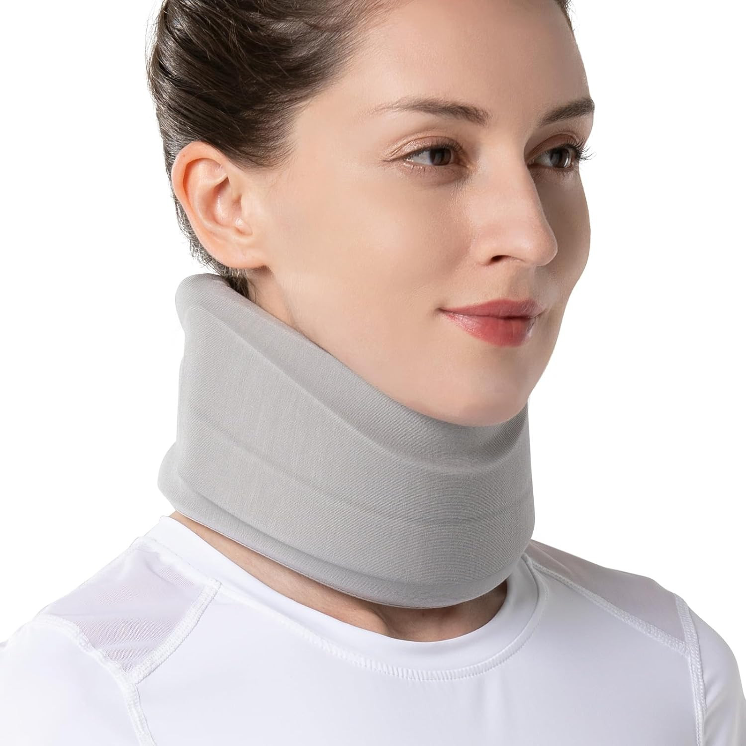 Soft Cervical Neck Brace Support Collar Gray Medium