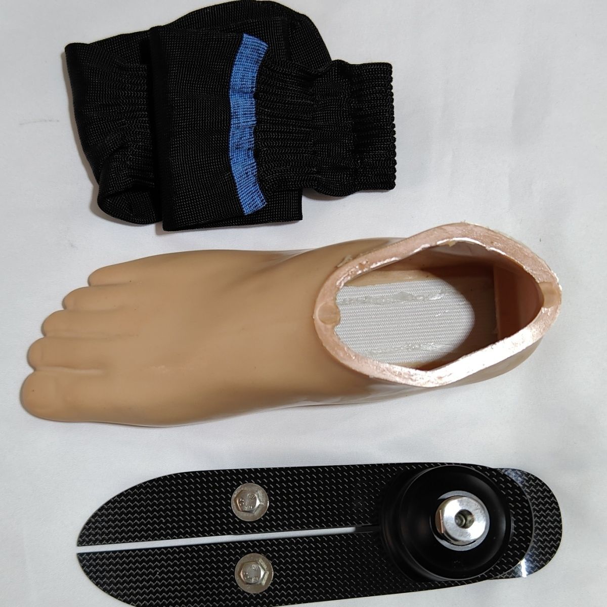 Carbon fiber prosthetic foot Prosthetic accessories Ankle joint socket Size22-27