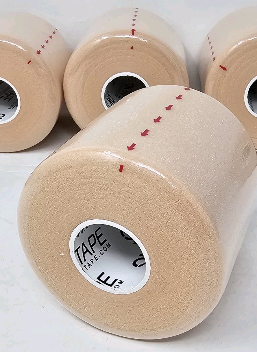 OK Tape-8 Rolls Underwarp Foam Warp 2.75”x30 Yards Non Adhesive PU Sponge BEIGE