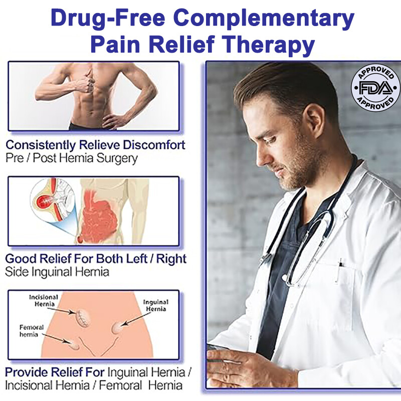 Unisex Inguinal Groin Hernia Support Belt Truss Brace Straps Band Pain Relief US