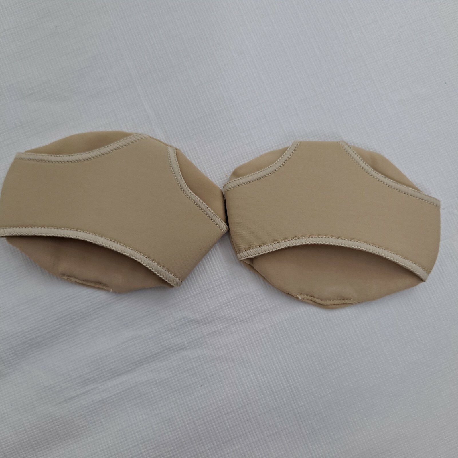 Metatarsal Foot Sleeve Set Tan toe sleeves SMALL