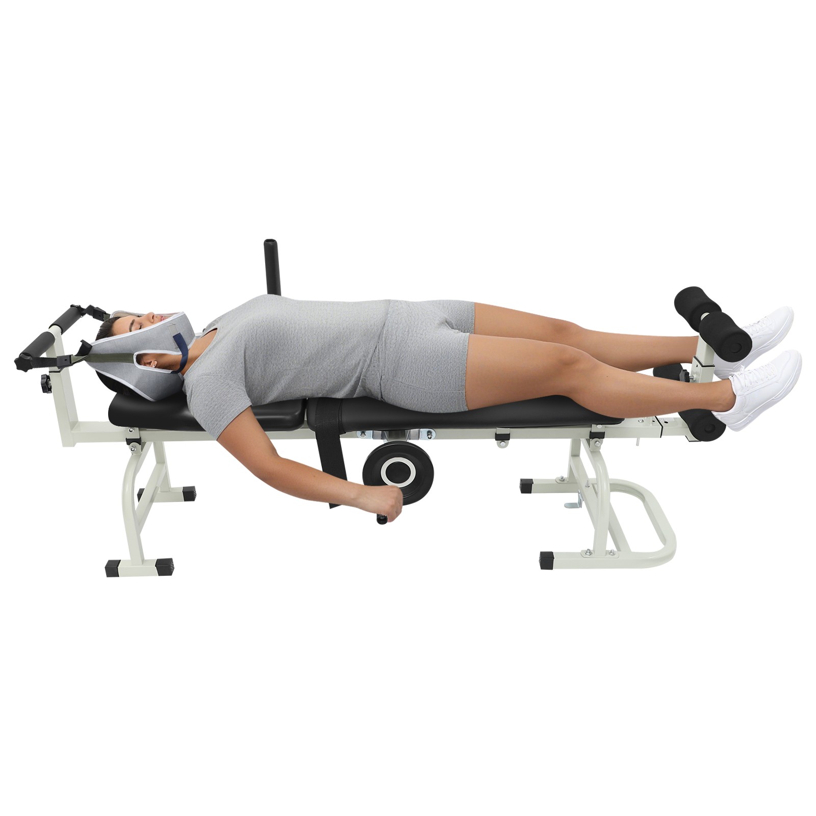 Lumbar Stretch Tool Therapy Massage Table Traction Bed for Cervical Spine Best
