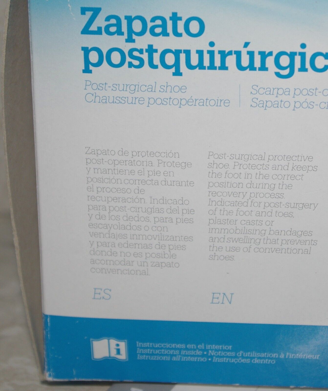 Prim Offloading Post-Op Shoe – for Broken Toe Injury ~ Small 36-38 ~ FREEPOST