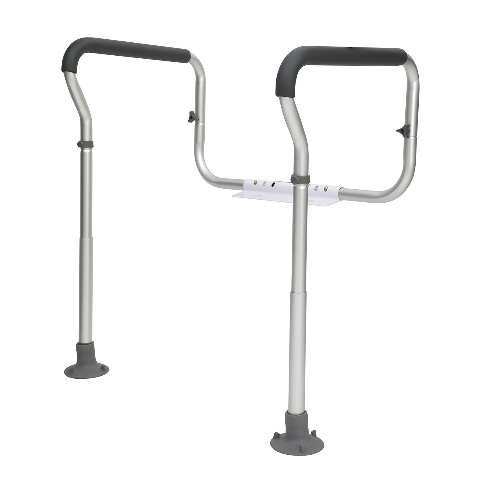 Toilet Safety Rail, Bathroom Toilet Seat Frame, Adjustable Width & Height Fit