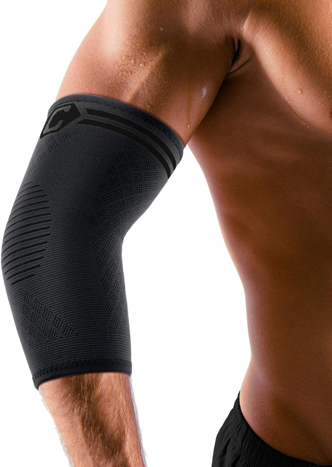 2 Pack Elbow Brace for Tennis Elbow & Tendonitis, Compression Sleeve