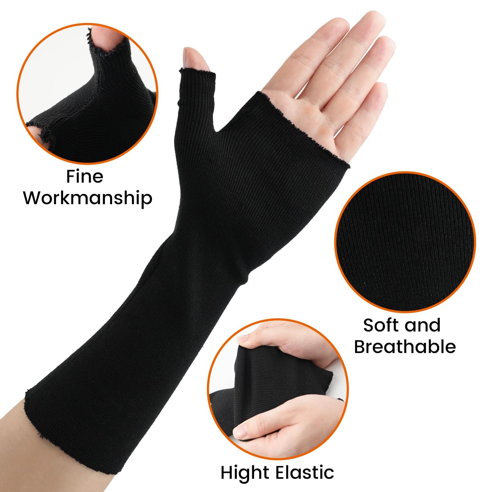 Hand Socks for Splint Pack of 10,Tubular Stockinette Tubing for Arm,Elastic A…