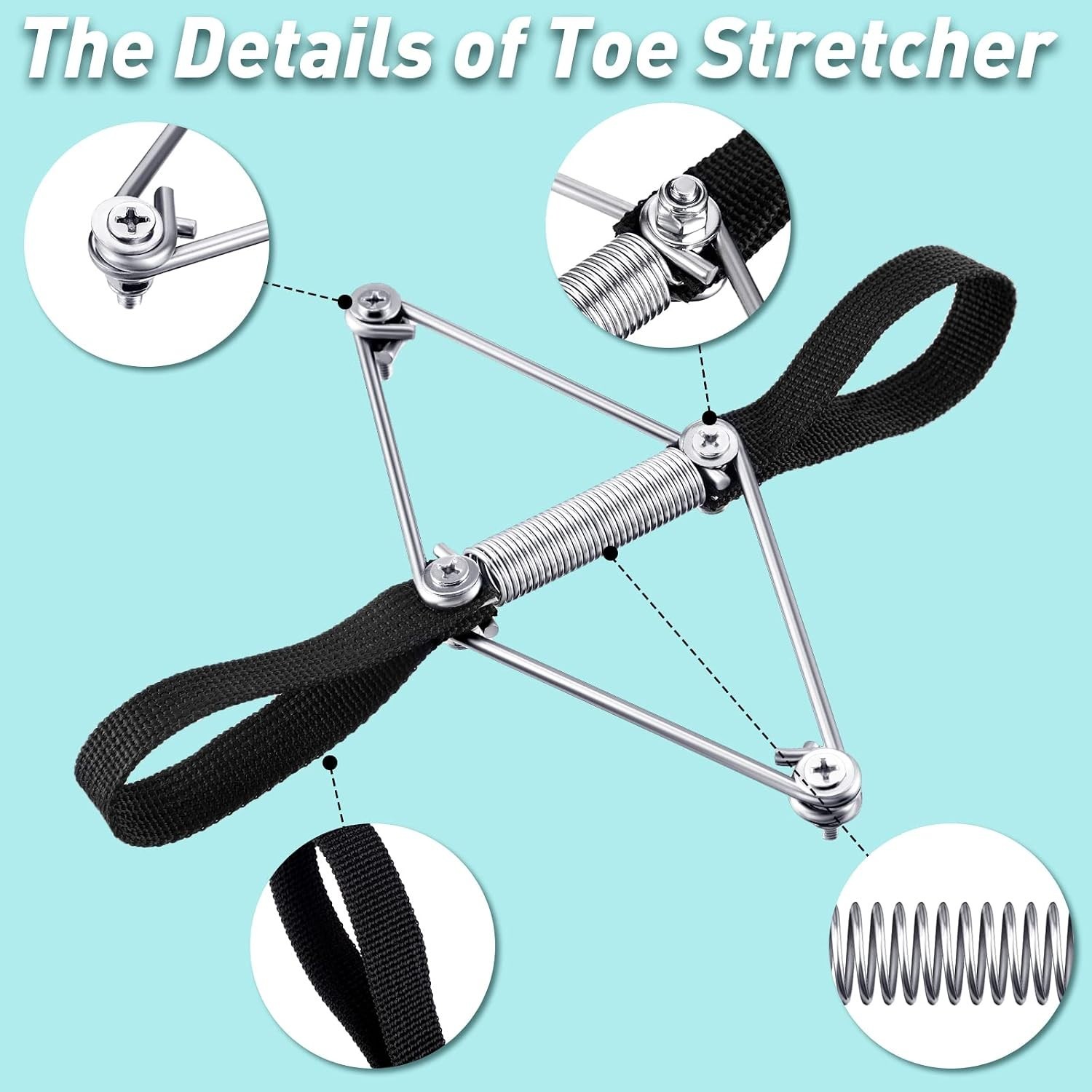 Pilates Method Bunion Corrector Toe Straightener Exerciser Foot Pain Relief