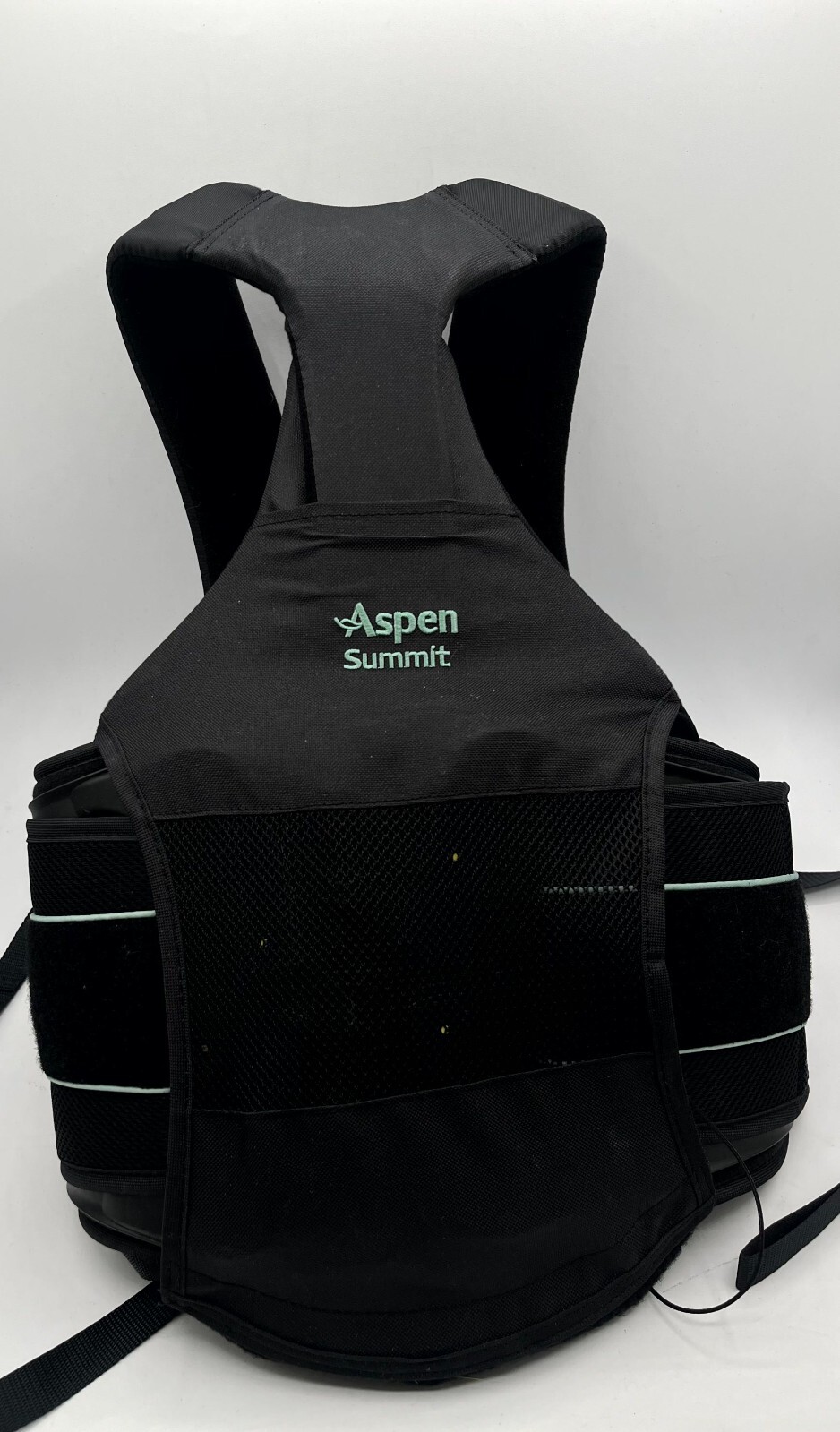 Aspen Summit Lumbar Support Back Brace Black Unisex Adults Adjustable Straps
