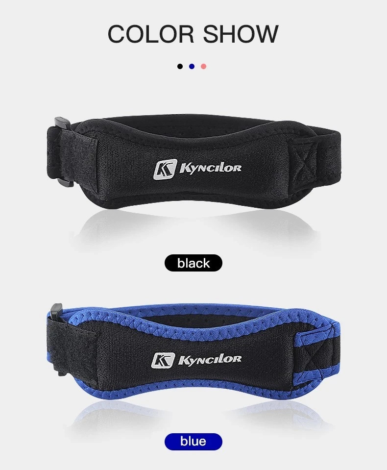 Adjustable Knee Patellar Tendon Support Strap Compression Brace for Sports Runni