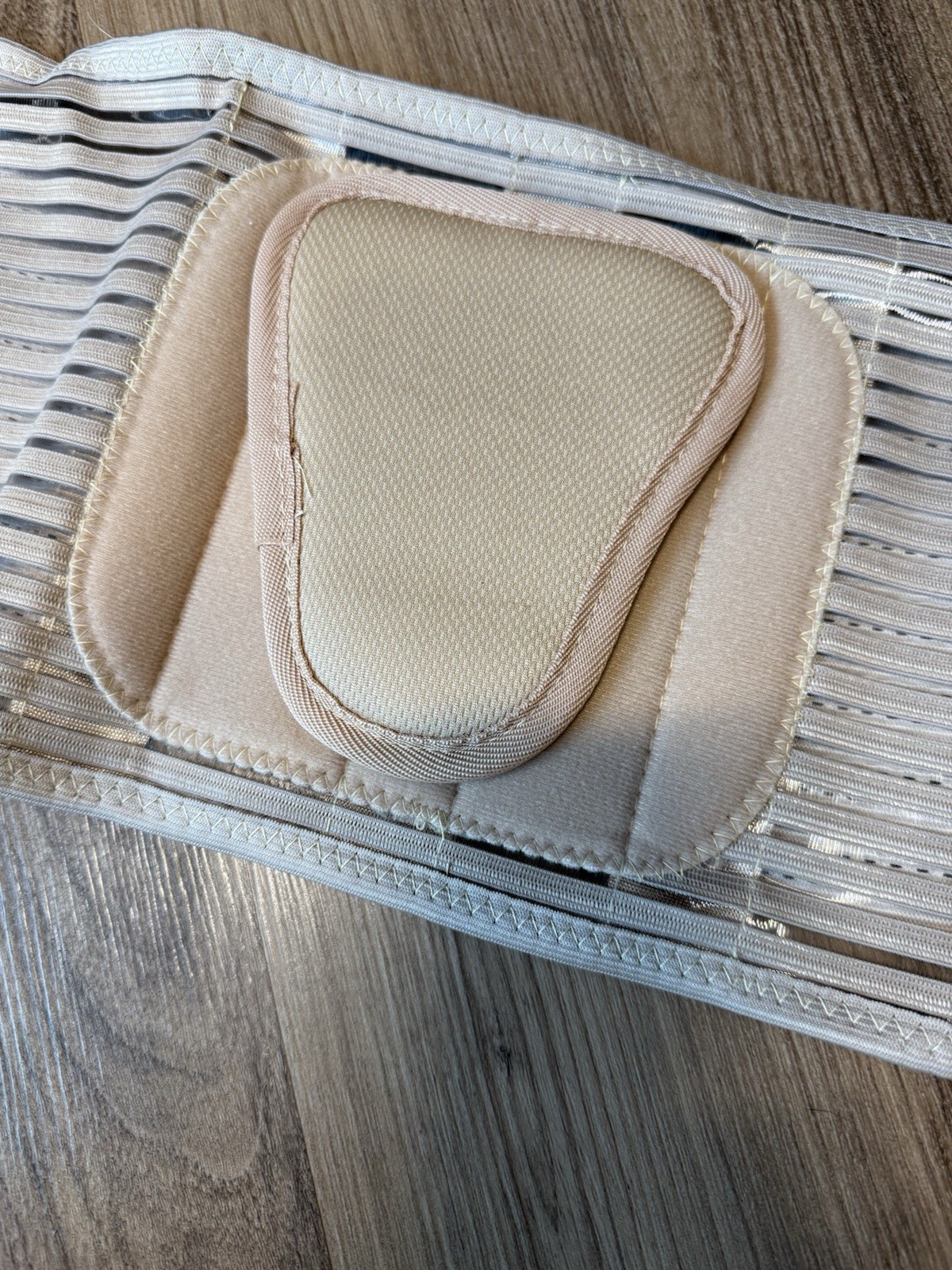 Sparthos Back Support Belt Back Pain Relief SIZE-L Beige Fits 44–52″ Waist