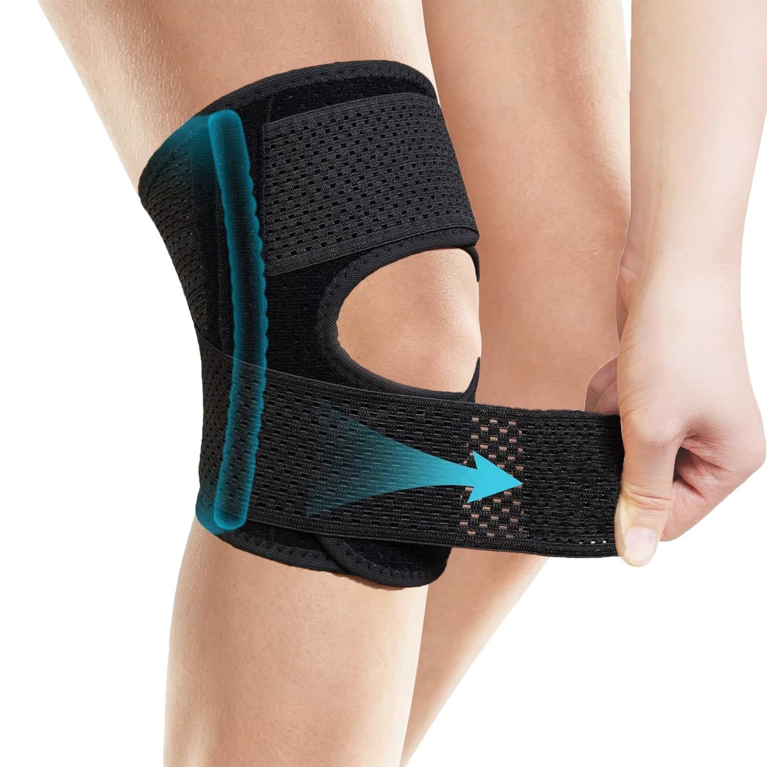 Knee Brace for Women & Men(Pair), Knee Brace for Meniscus Tear, Knee Support wit