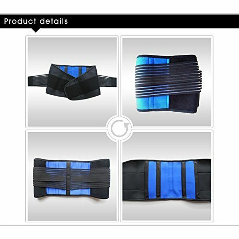 Waist Pain Relief Belt Neoprene Lumbar Spine Support Bone Care Trimmer Unisex