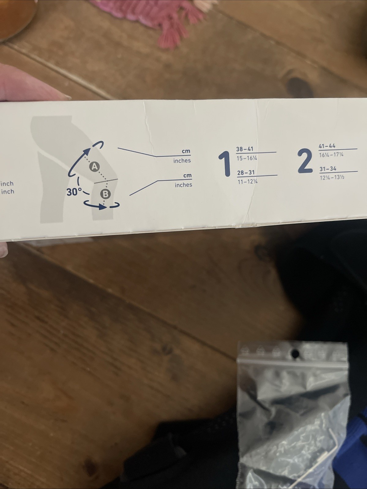 Kniebandage Bauerfeind GenuTrain S Pro Right Size 1