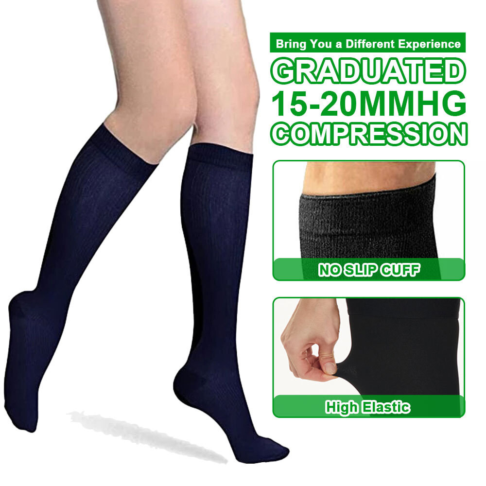 Calf Compression Sleeves Women & Men Nurses Runners Compression Socks