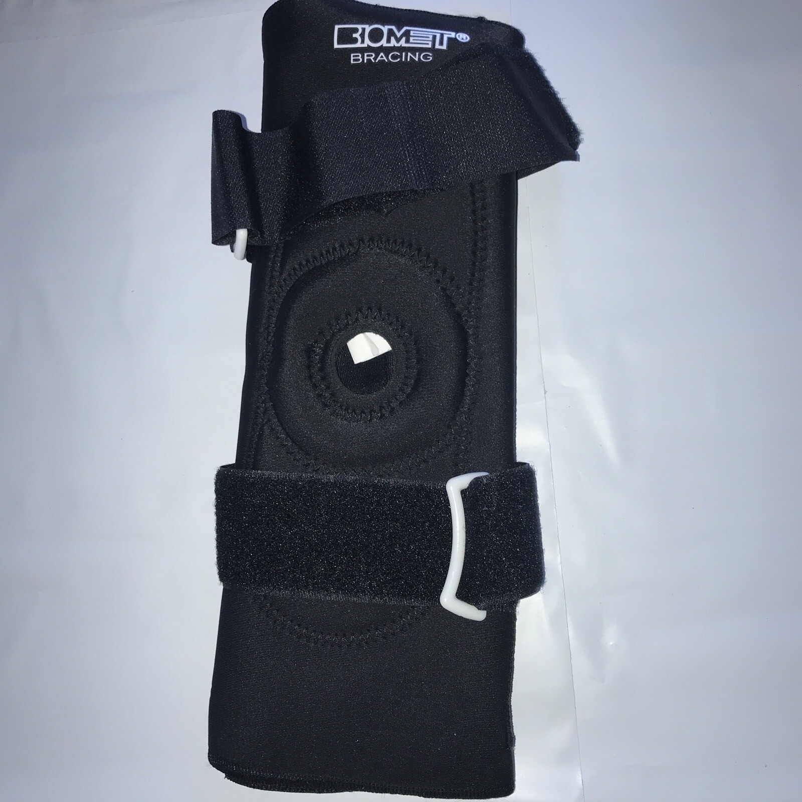 Biomet Knee Brace CIRCLE BUTTRESS Injury Sprain Post Op Black Neoprene XL NEW