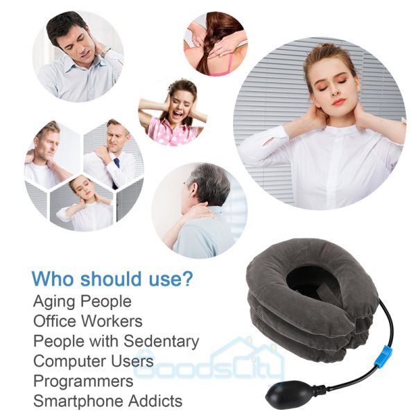 Cervical Neck Traction Device Ideal for Spine Alignment Chronic Neck Pain Relief
