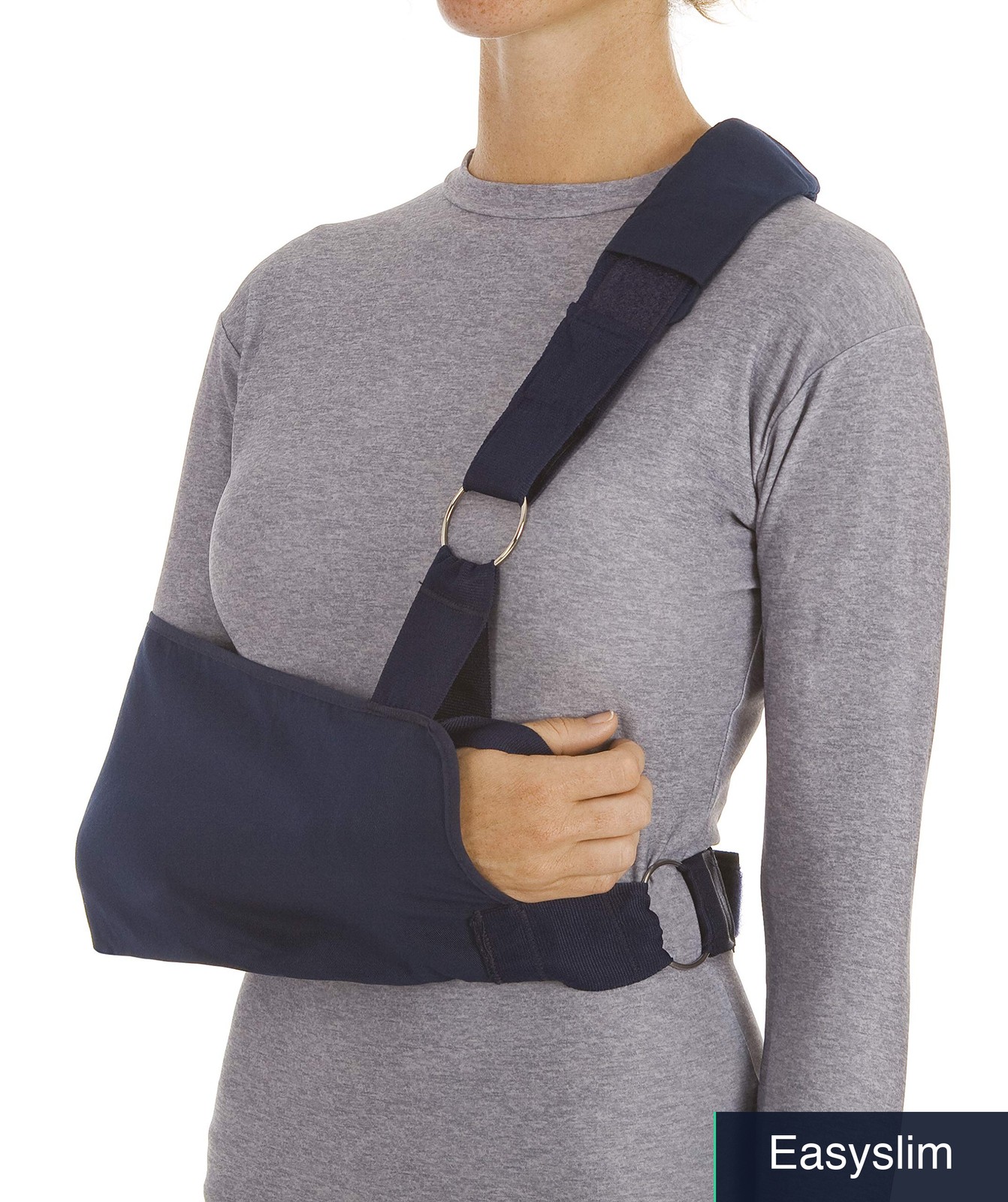 Shoulder Immobilizer Support Sling X-Large Black Cotton Poly Blend