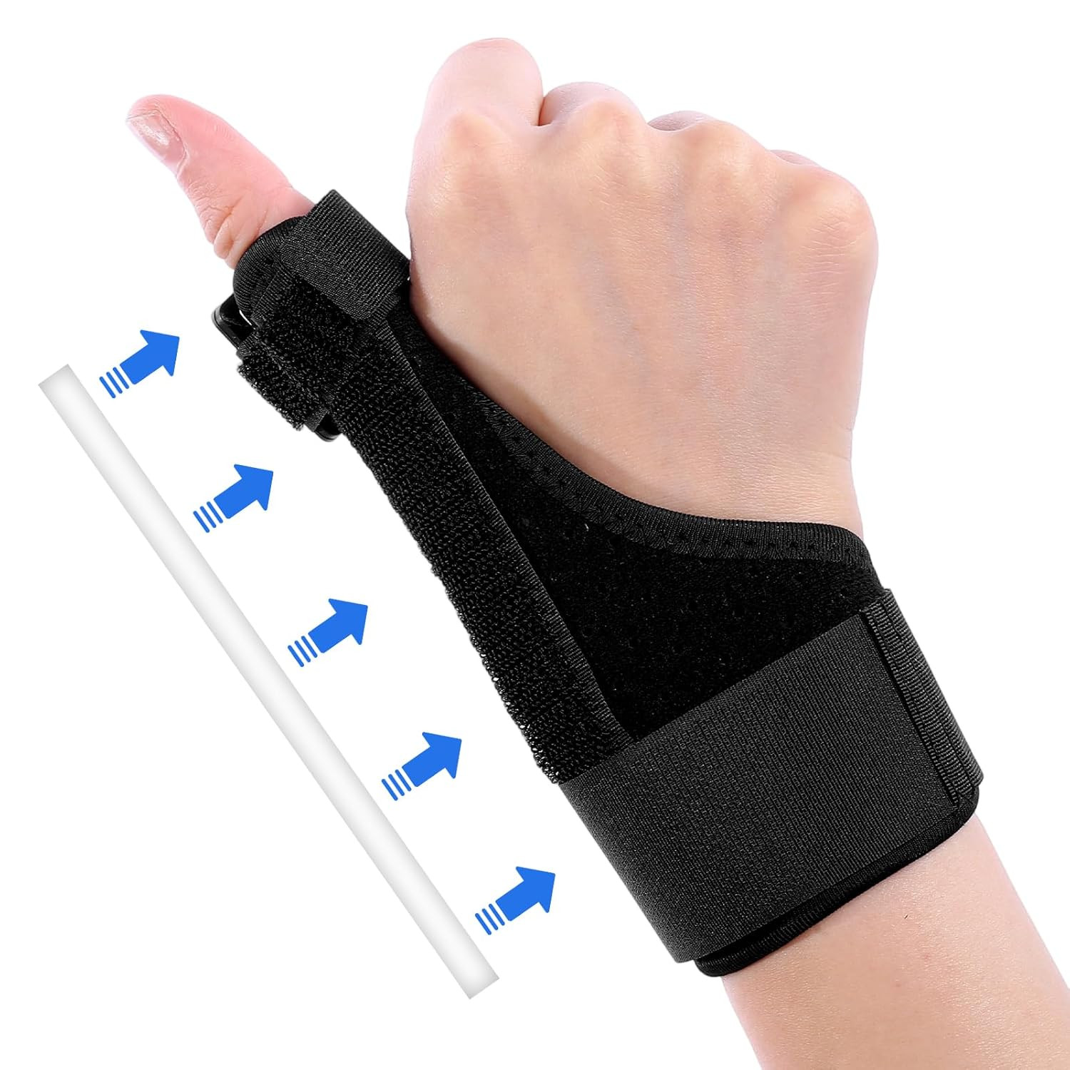 Adjustable Thumb Spica Splint Brace for Arthritis Tendonitis Sprains Pain Relief