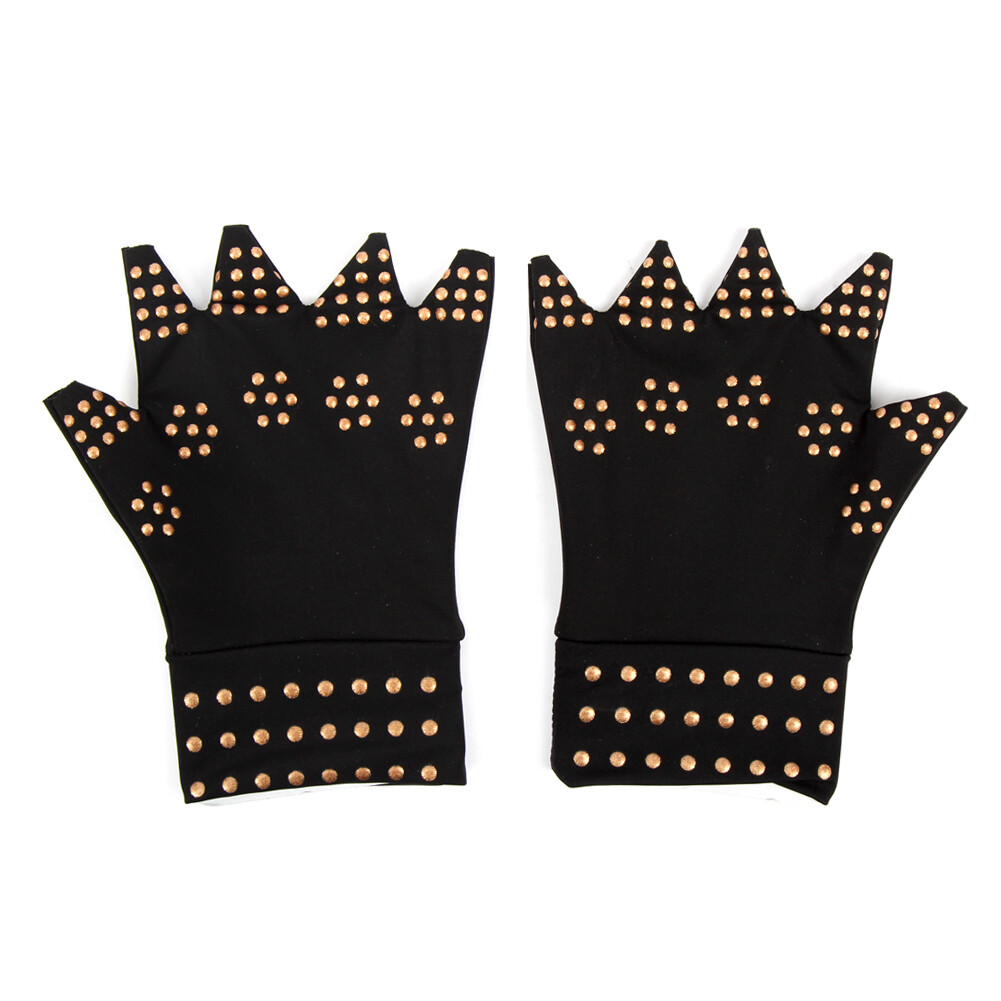 Copper Gloves CompressionMedical Arthritis Pain Relief Hand Support Brace Pairs