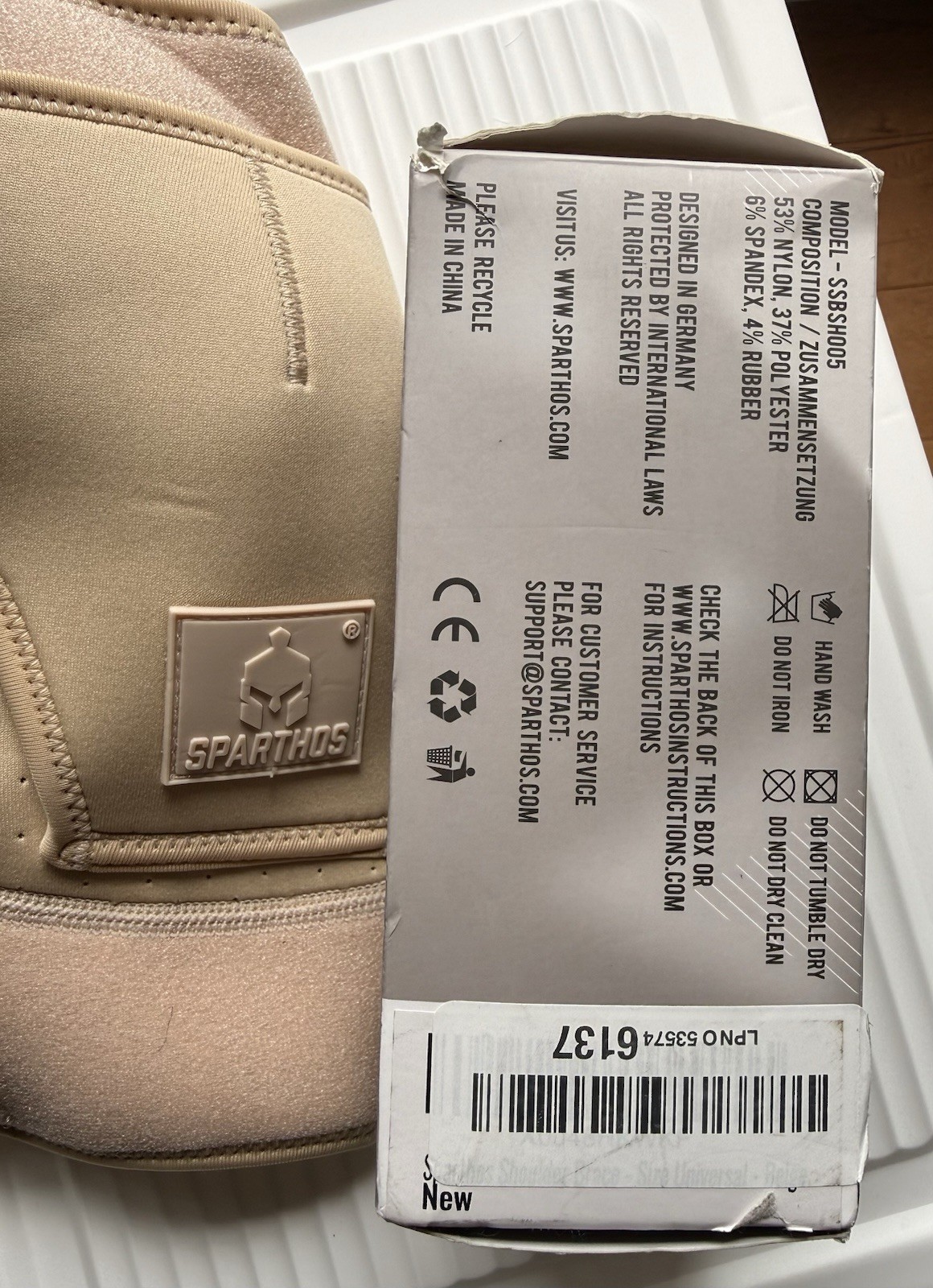Sparthos Shoulder Brace Fully Adjustable Beige Universal SSBSH005