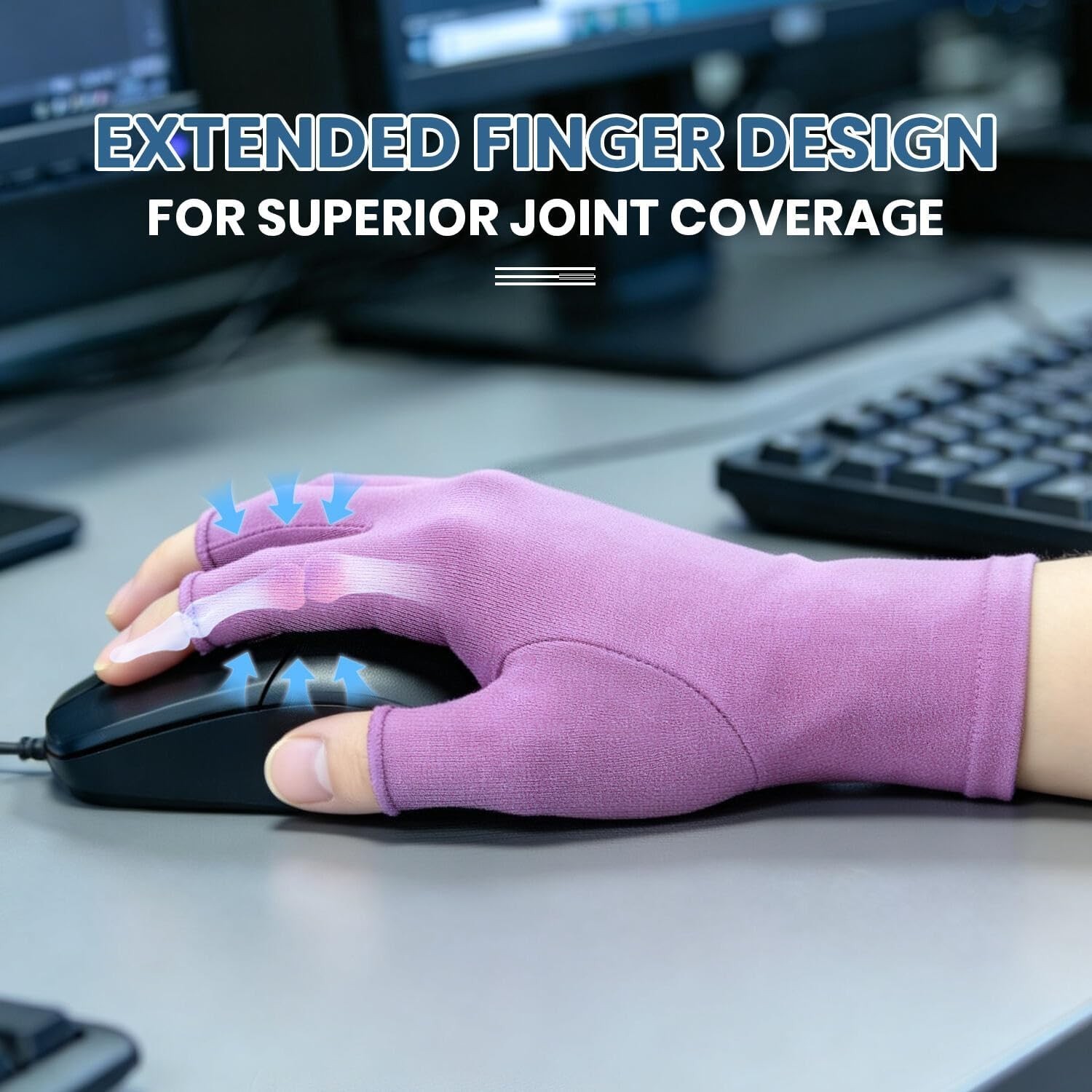 2 Pairs , Hand Compression Gloves for Rheumatoid, Pain Relief, Carpal Tunnel,…