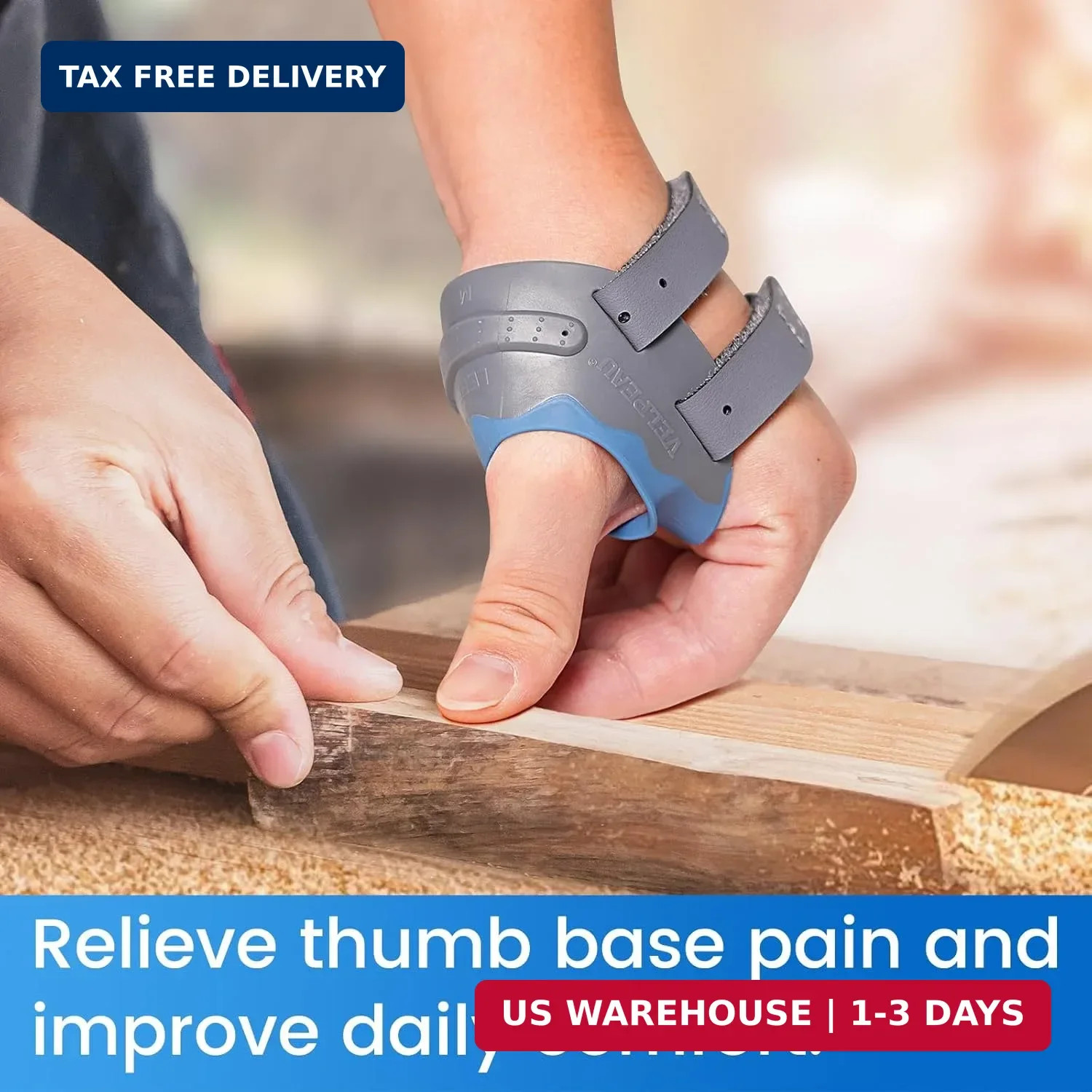 Velpeau CMC Thumb Brace for Osteoarthritis – with Shape-memory Restriction Splin