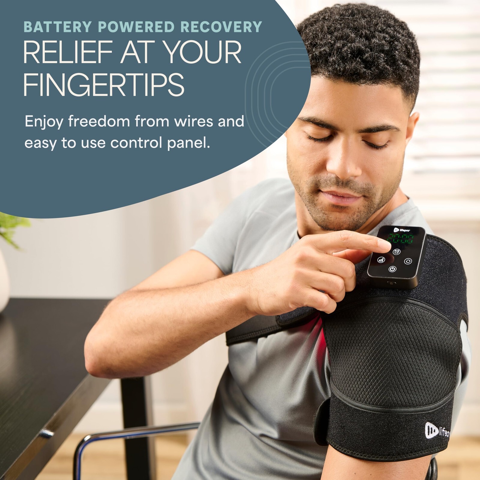Red Light Therapy Knee Brace – Portable Infrared Device for Pain Relief Stiffnes