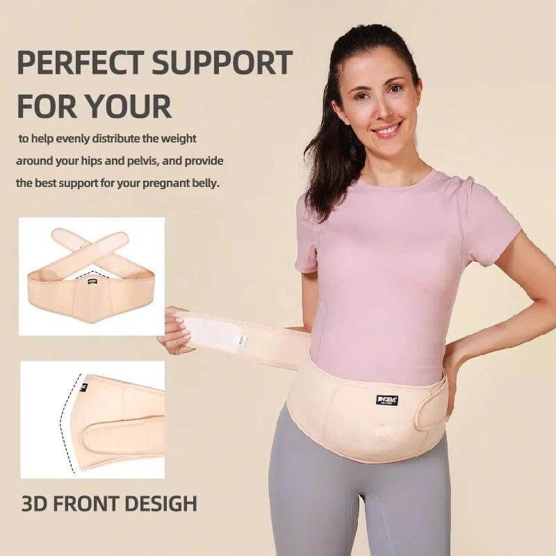 Lightweight Durable Pregnancy Belly Back Support Band Maternity Belly Band Belt