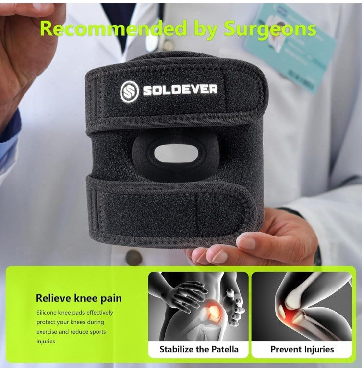 Knee Brace Adjustable Compression Support for Sport Joint Pain Arthritis Relief