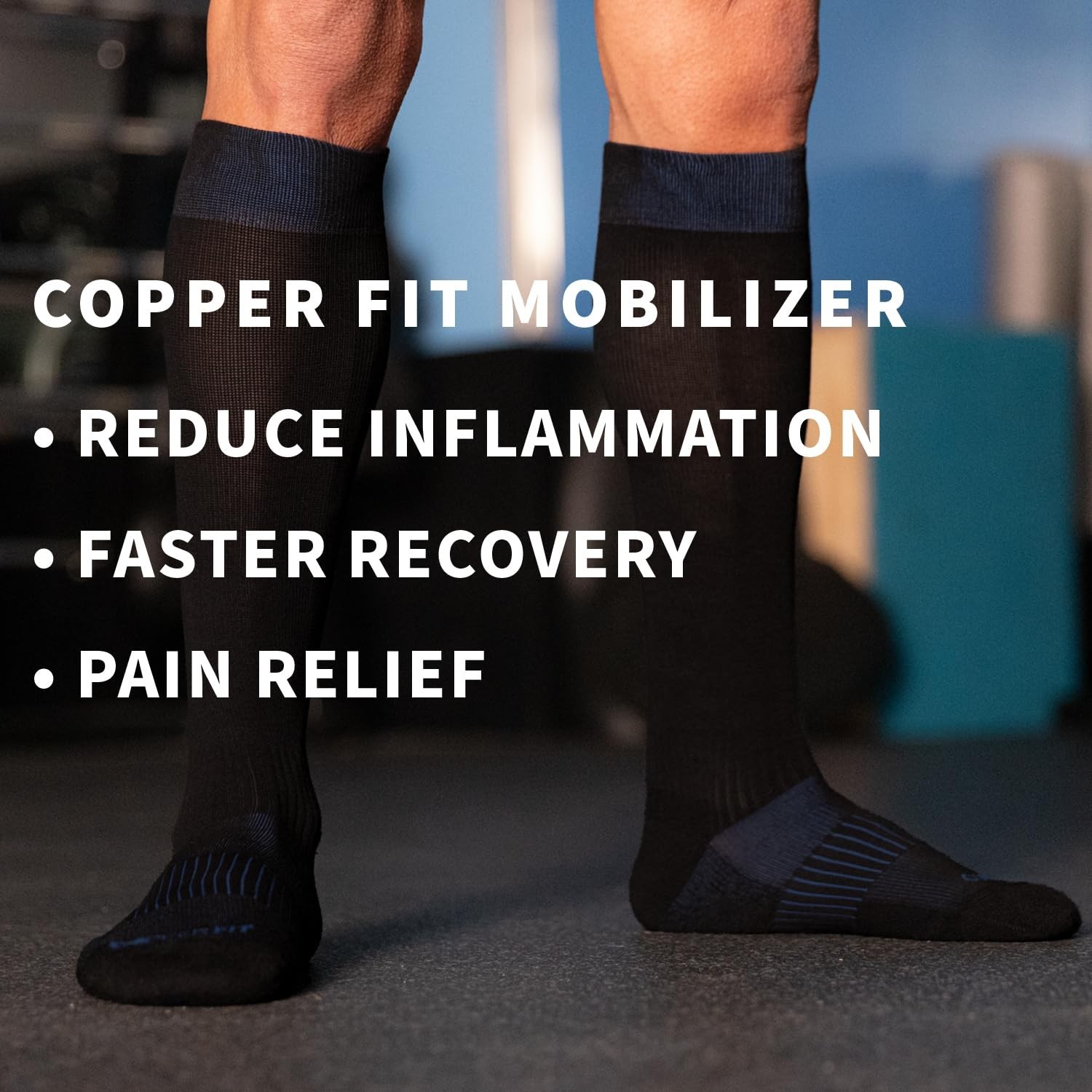 Compression Socks for Improved Circulation & Reduced Swelling – Easy On/Off, Men