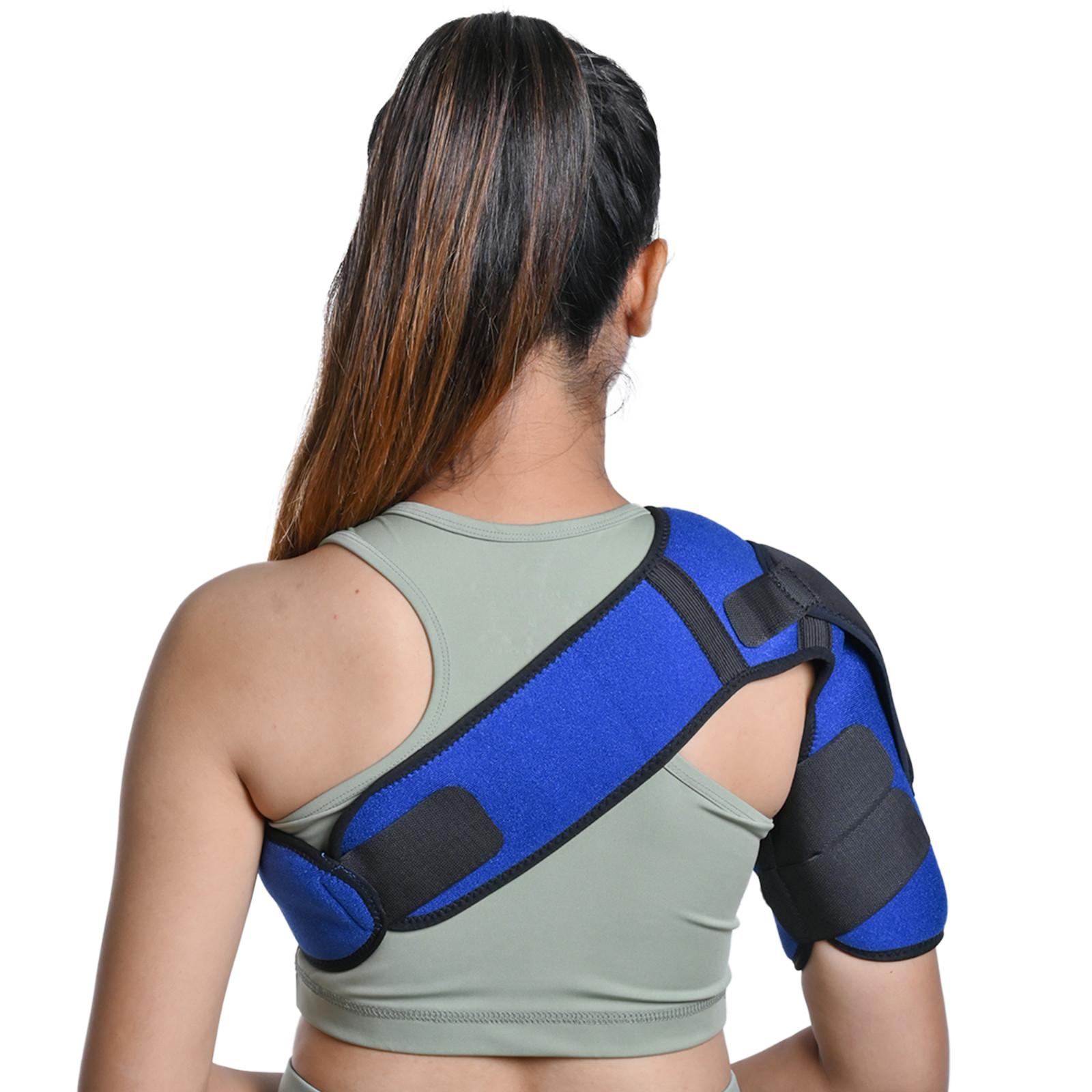 Shoulder Brace Support Compression Sleeve Torn Rotator Cuff AC Joint Pain Relief