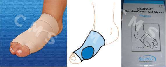 SILIPOS SILOPAD Bunion Care Protective Protection Sleeve Sock With Gel Pad USA