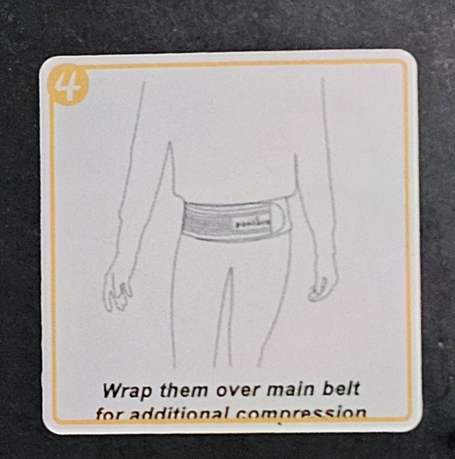 Vriksasana Sacroiliac Hip Belt for Women plus Hip Size 46” – 54” Black open box