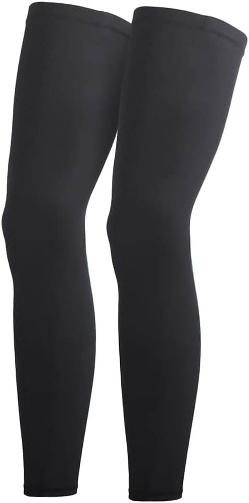 One Pair Compression Full Length Leg Sleeve for Men Women, Running, Basketball