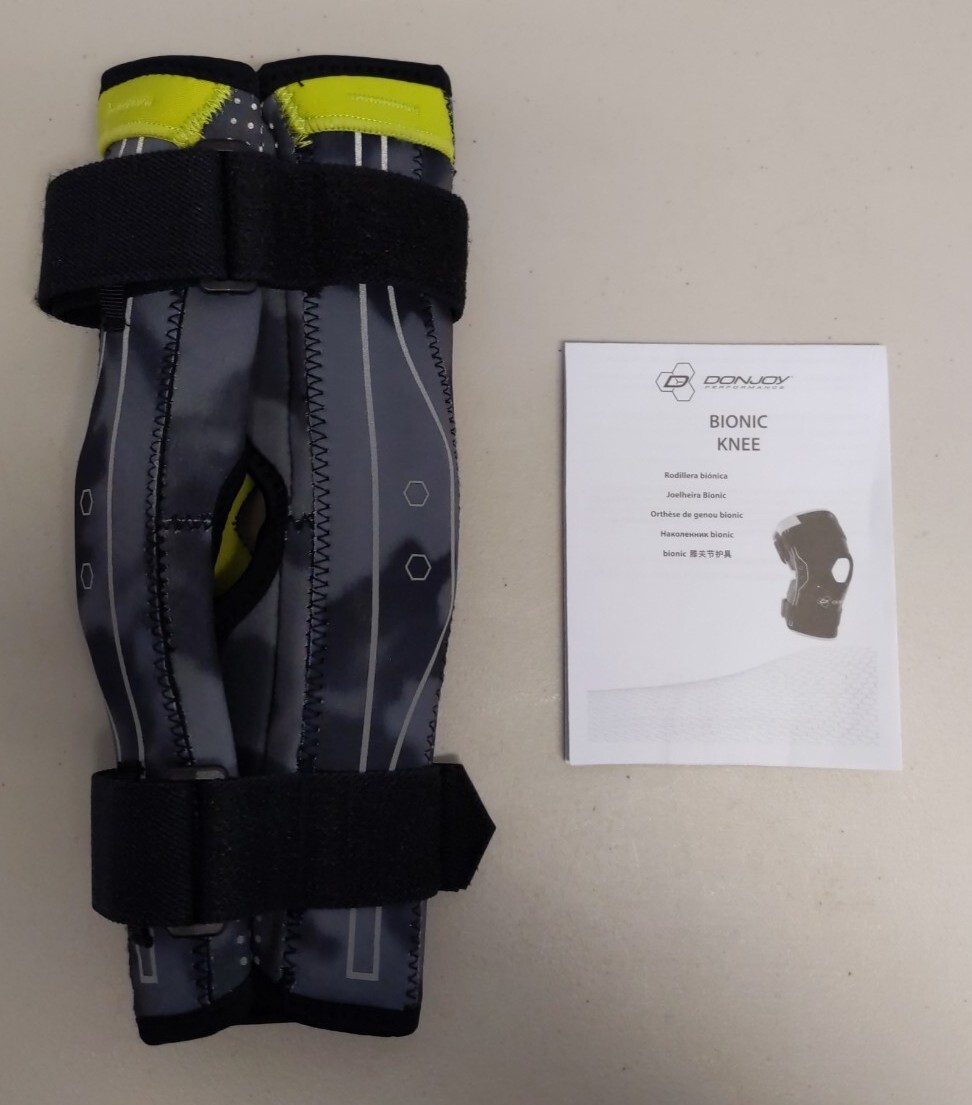 NIB•Donjoy Bionic Bilateral Hinged Knee Wrap For Joint Stabilization – Size S|M