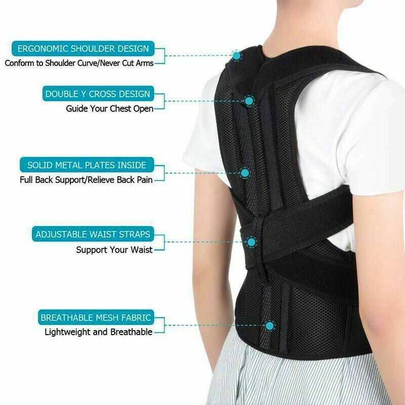 Hunchback Correction Belt Posture Corrector Adult Children Back Spine Support