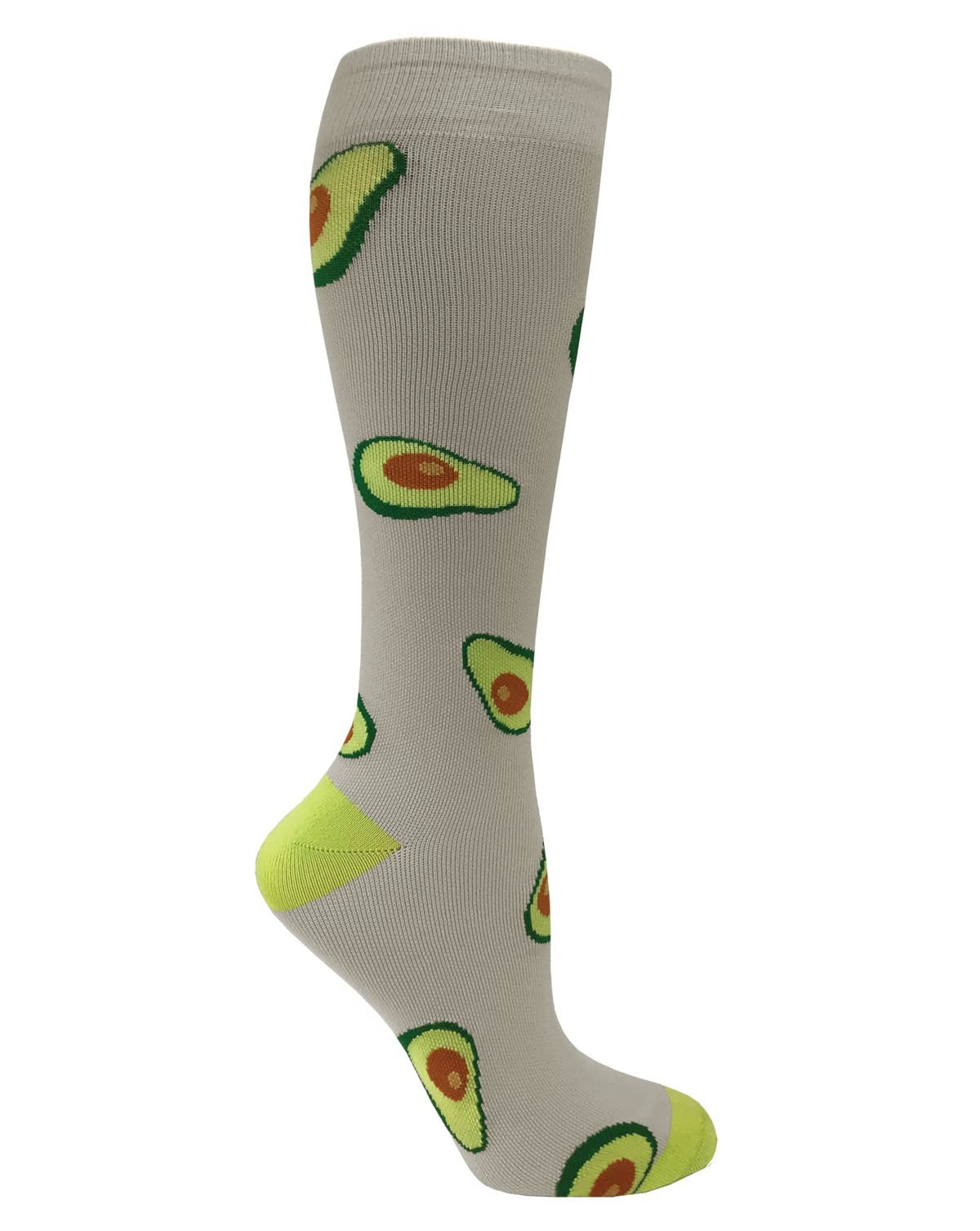Prestige Medical 12″ Premium Knit Compression Socks, Avocados One Size, Grey