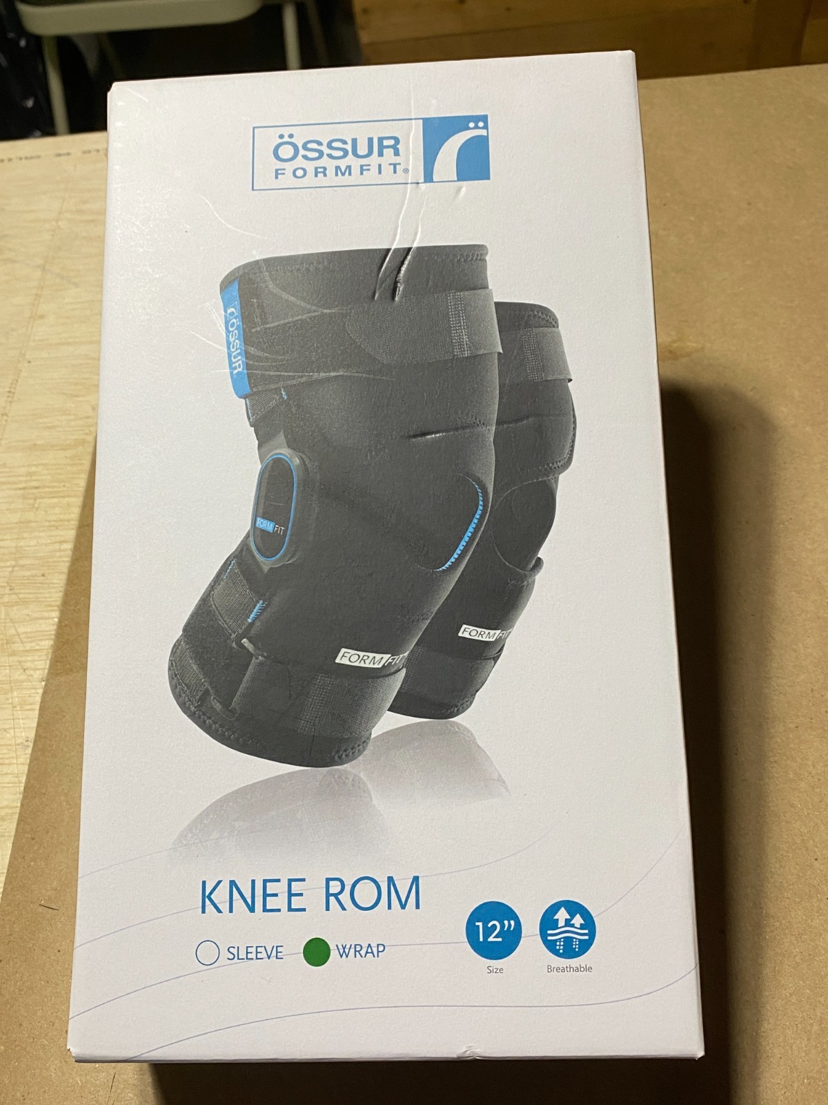 Ossur Form Fit Wraparound KNEE BRACE 12″ Wrap ROM Size LARGE #507257
