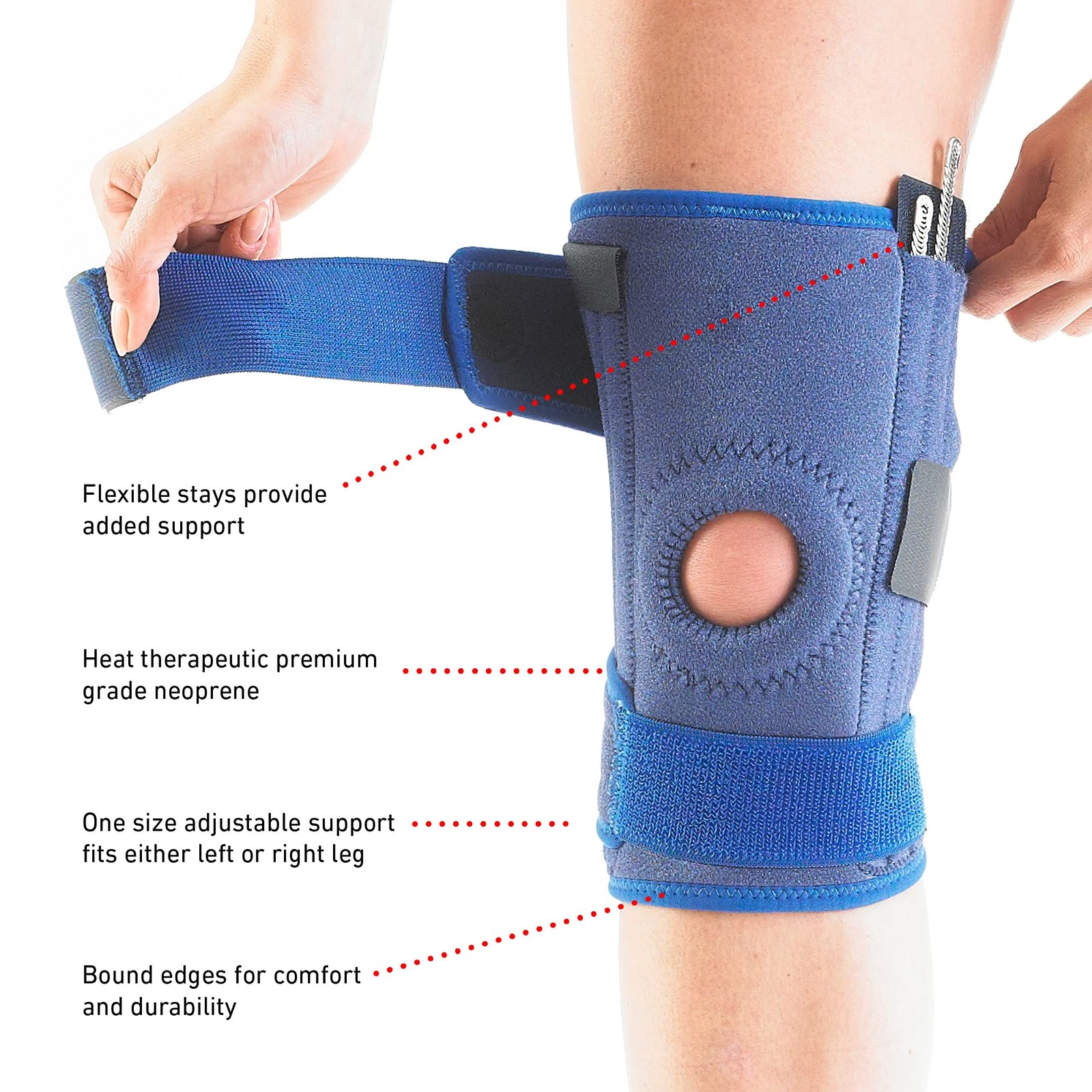 Neo-G Knee Brace, Stabilized, Open Patella � Knee support helps with Arthritis,